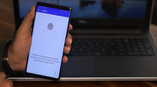 صورة لـ تطبيقات لسد الفجوة بين نظام Windows و هاتف Android | FingerPrint_Unlock-DzTechs