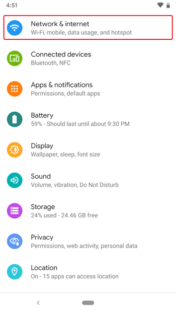 صورة لـ كيفية مشاركة شبكة WiFi الخاصة بك دون مشاركة كلمة المرور على Android 10 | Network-and-Internet-DzTechs