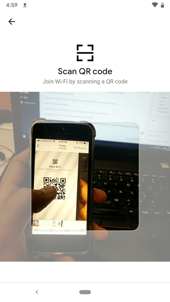 صورة لـ كيفية مشاركة شبكة WiFi الخاصة بك دون مشاركة كلمة المرور على Android 10 | Scan-Wifi-Android-DzTechs