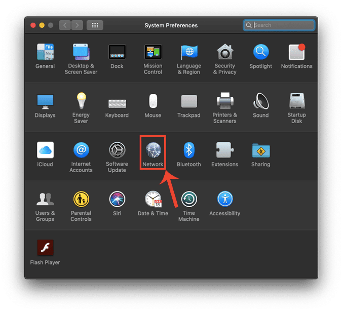 صورة لـ كيفية التحقق من عنوان IP الخاص بالكمبيوتر والهواتف الذكية | SystemPreferenes_Tab-DzTechs