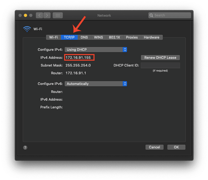 صورة لـ كيفية التحقق من عنوان IP الخاص بالكمبيوتر والهواتف الذكية | TCP_IPTab_NetworkSettings-DzTechs