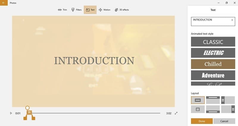 صورة لـ كيفية تعديل فيديوهاتك باستخدام تطبيق “صور Microsoft” | Text-Effects-Video-Editor-Photos-App-DzTechs