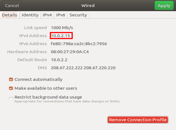 صورة لـ كيفية التحقق من عنوان IP الخاص بالكمبيوتر والهواتف الذكية | Unix_IPAddress_GUI-DzTechs