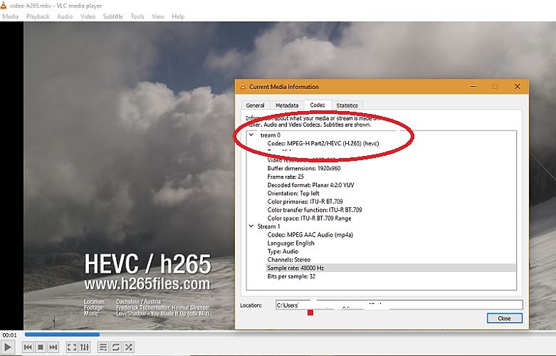صورة لـ كيفة تشغيل فيديو H.265 مع مشغل الوسائط المفضل لديك | VLC-with-HEVC-Download-DzTechs