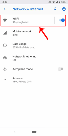 صورة لـ كيفية تعيين عنوان IP ثابت على أنظمة التشغيل المختلفة للأجهزة الخاصة بك | Wi-Fi_Network_Android-DzTechs