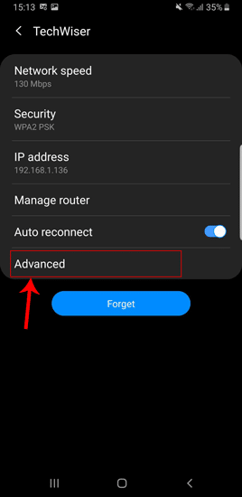 صورة لـ كيفية تغيير خادم DNS. دليل عميق لجميع المنصات | WiFi_Settings_Advanced-DzTechs