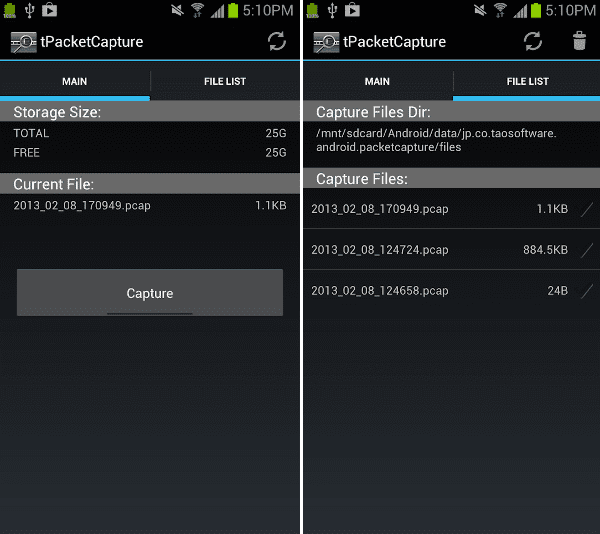 صورة لـ أفضل تطبيقات القرصنة على نظام Android | android-hacking-app-tPacketCapture-DzTechs