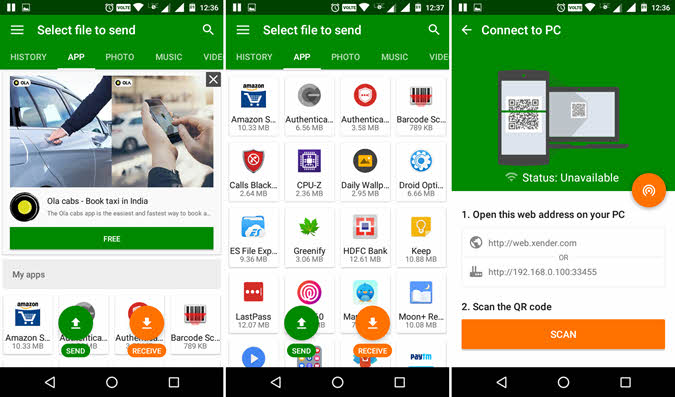 صورة لـ أفضل 7 بدائل لتطبيق Airdrop لأجهزة Android ، iOS و Windows | apps-to-transfer-files-from-android-to-computer-xender-DzTechs