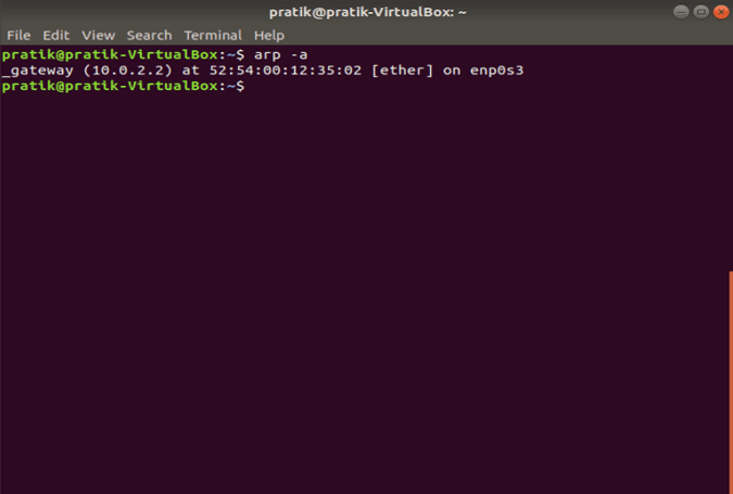 صورة لـ كيفية إيجاد عنوان IP الخاص بأجهزة أخرى على شبكتك على جميع المنصات | arp-a_Ubuntu-DzTechs