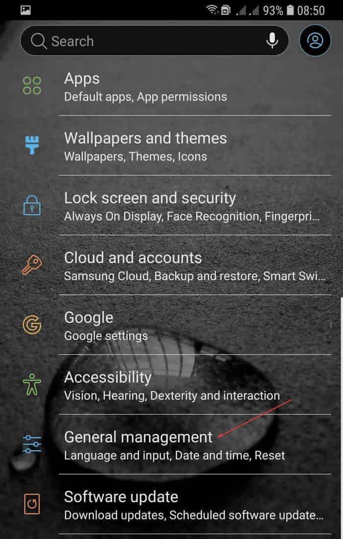 صورة لـ كيفية تفعيل ميزة الملء التلقائي لكلمات السر في Android | autofill-password-android-settings-general-management-DzTechs