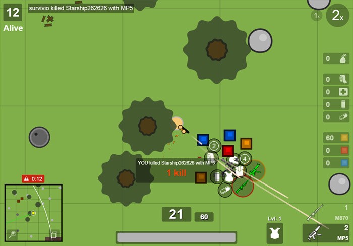 صورة لـ أفضل الألعاب التعاونية التي يُمكنك لعبها في متصفحك مع أصدقائك | best-co-op-browser-games-surviv-io-DzTechs