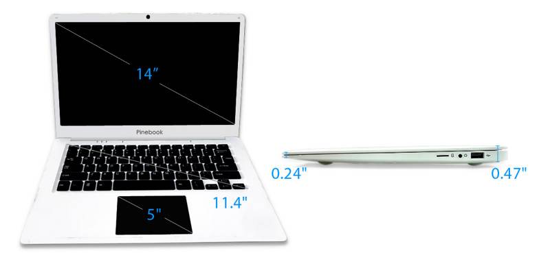 صورة لـ أفضل أجهزة الكمبيوتر المحمولة وسطح المكتب لنظام التشغيل Linux | best-linux-laptops-2019-pinebook-DzTechs