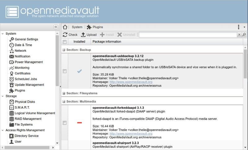 صورة لـ أفضل 5 توزيعات Linux لـ Raspberry Pi | best-raspberry-pi-distros-openmediavault-DzTechs