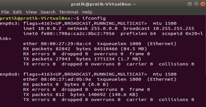 صورة لـ 3 طرق لإعادة تعيين عنوان IP ثابت على نظام Ubuntu | changed_IP_Config-DzTechs