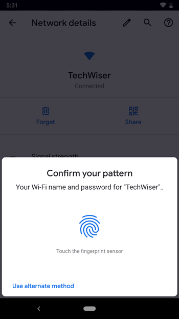 صورة لـ كيفية مشاركة شبكة WiFi الخاصة بك دون مشاركة كلمة المرور على Android 10 | confirm-DzTechs