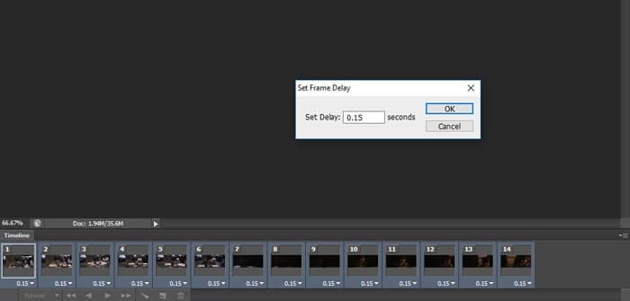 صورة لـ كيفية إنشاء ملف GIF المثالي من خلال Photoshop | create-gif-in-photoshop-set-frame-delay-DzTechs