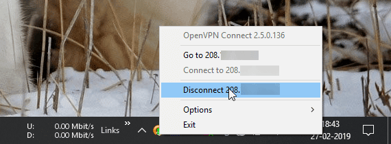 صورة لـ كيفية إعداد خادم VPN الخاص بك في السحاب لتشفير اتصالك | create-vpn-server-17-disconnect-from-vpn-server-DzTechs