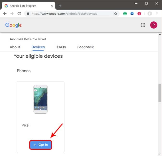 صورة لـ كيفية تثبيت نظام Android 10 الجديد على Pixel | developer_opt_in-DzTechs