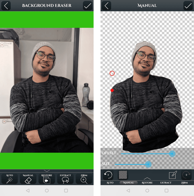صورة لـ أفضل تطبيقات إزالة الخلفية لأجهزة Android و iOS | eraser-DzTechs