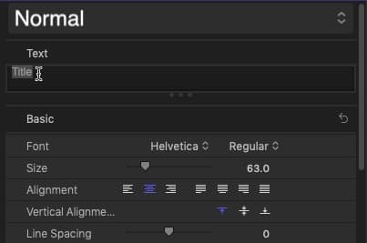 صورة لـ كيفية إضافة نص إلى فيديو باستخدام Final Cut Pro | final-cut-pro-add-text-title-video-text-box-DzTechs