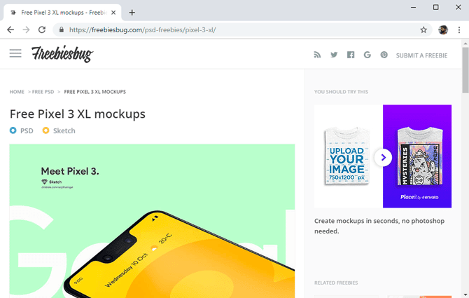 صورة لـ أفضل 15 أدوات إنشاء نموذج MockUp لإضافة إطار الجهاز إلى صورك | freebiesbug-DzTechs