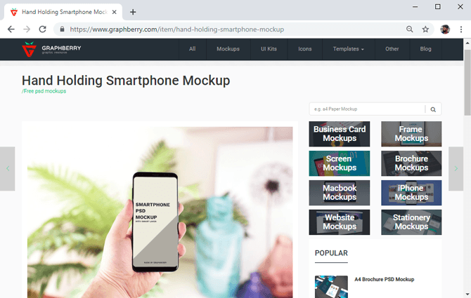 صورة لـ أفضل 15 أدوات إنشاء نموذج MockUp لإضافة إطار الجهاز إلى صورك | graphberry-DzTechs