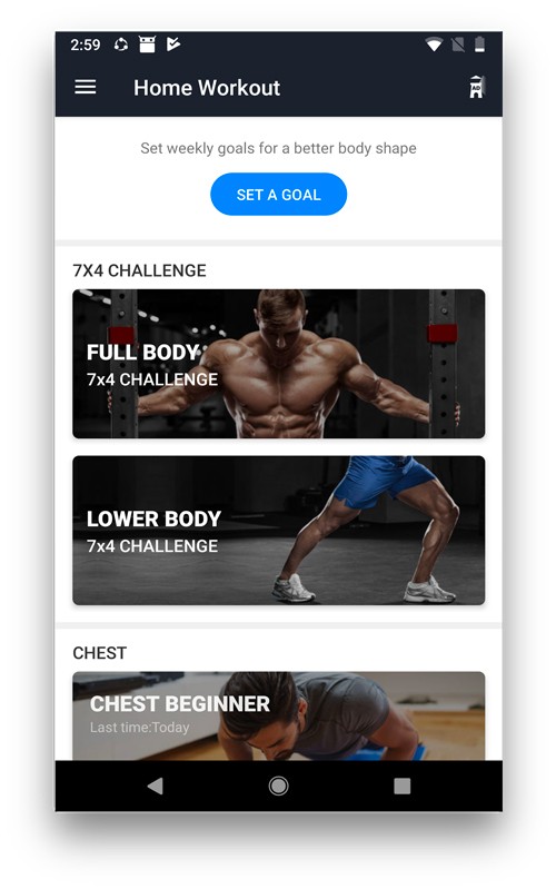 صورة لـ أفضل تطبيقات مُمارسة التمارين الرياضية التي يمكنك استخدامها دون معدات | home-workout-DzTechs