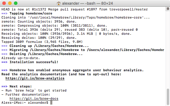 صورة لـ كيفية تثبيت واستخدام أداة wget على نظام macOS | homebrew-package-manager-macos-5-DzTechs