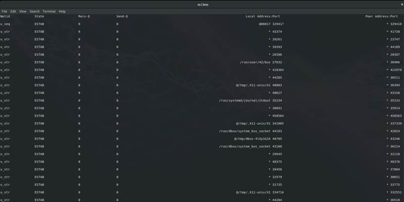 صورة لـ كيفية استخدام الأمر ss لمراقبة اتصالات الشبكة في نظام Linux | how-to-use-ss-command-featured