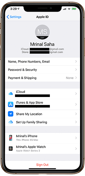 صورة لـ كيفية استخدام اثنين من Apple ID مختلفين على الـ iPhone | id1-DzTechs