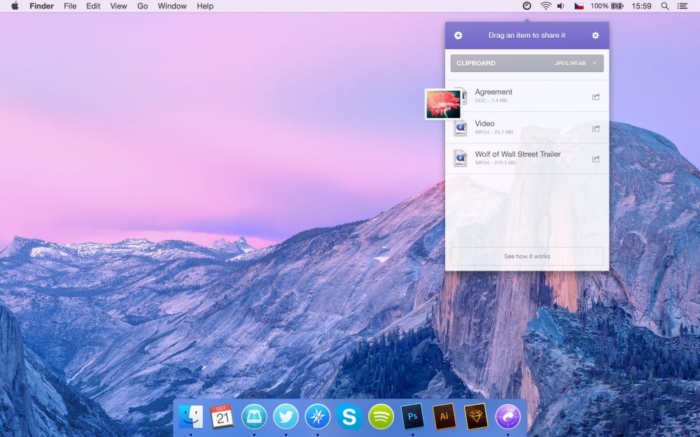 صورة لـ أفضل 7 بدائل لتطبيق Airdrop لأجهزة Android ، iOS و Windows | instashare-e1520421499920-DzTechs