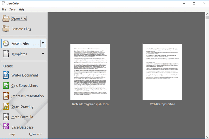 صورة لـ مُقارنة بين LibreOffice و OpenOffice: اتخاذ القرار الصحيح | libreoffice-vs-openoffice-libreoffice-menu-DzTechs