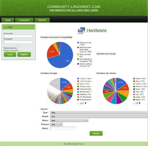 صورة لـ كيفية اختيار كمبيوتر محمول لتشغيل توزيعة Linux معينة | linux-laptop-01-mint-hardware-compatibility-DzTechs