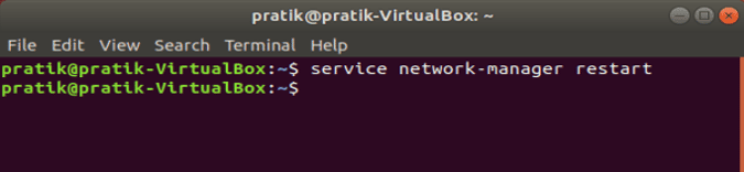 صورة لـ كيفية تغيير خادم DNS. دليل عميق لجميع المنصات | network-manager_restart-DzTechs