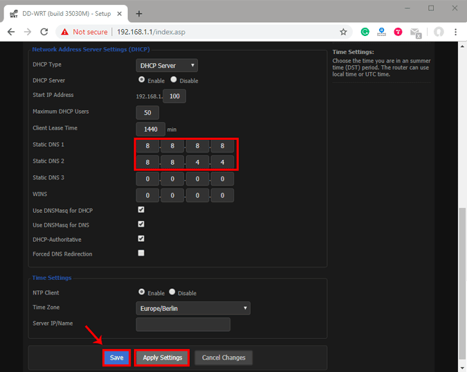 صورة لـ كيفية تغيير خادم DNS. دليل عميق لجميع المنصات | router_dns_ip_set-DzTechs
