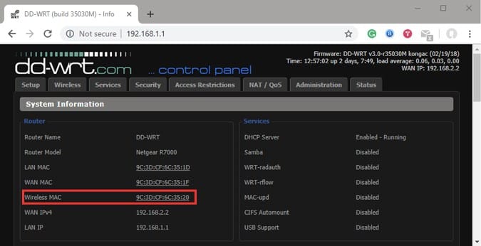 صورة لـ ما هو عنوان MAC وكيفية العثور عليه وهل يمكن تغييره على مختلف المنصات | router_wireless_mac-DzTechs