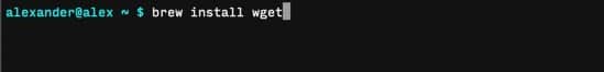 صورة لـ كيفية تثبيت واستخدام أداة wget على نظام macOS | using-wget-macos-install-wget-homebrew-DzTechs