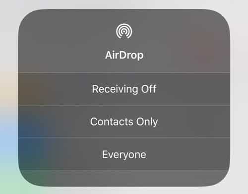 صورة لـ كيفية إصلاح مشاكل Airdrop على جهاز Apple الخاص بك | Airdrop-Problems-Control-Center-e1554054795713-DzTechs