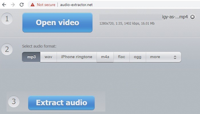 صورة لـ 5 طرق لاستخراج مقاطع الصوت بسهولة من مقاطع الفيديو المفضلة لديك | Audio-Extractor-MP3-File-extracted-DzTechs
