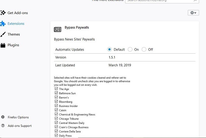 صورة لـ كيفية تجاوز حوائط الدفع للإشتراك على مواقع الأخبار الرائدة | Bypass-Firewalls-Firefox-Extension-DzTechs