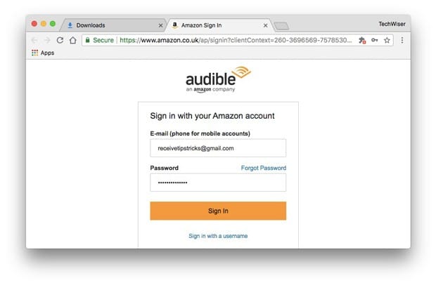 صورة لـ كيفية الاستماع إلى Audible على نظام MacOS (3 طرق) | Screen-Shot-2018-08-11-at-12.03d-DzTechs