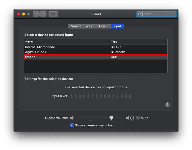 صورة لـ كيفية استخدام iPhone كميكروفون لاسلكي على الـ Mac | Screenshot-2019-04-05-at-4.20.37-PM-DzTechs
