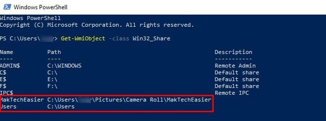 صورة لـ كيفية عرض الملفات والمجلدات التي قمت بمشاركتها في Windows 10 | Share-Power-DzTechs