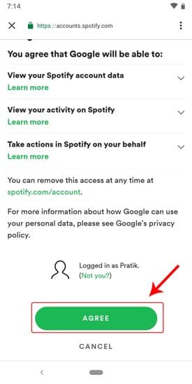 صورة لـ 10+ من النصائح والخدع على Spotify يجب على كل مستخدم جديد أن يعرفها | agree_spotify_Settings-DzTechs