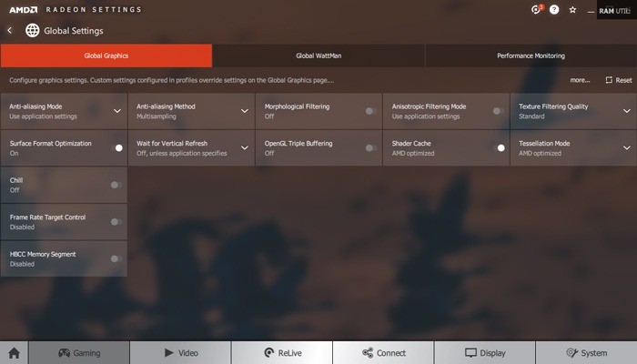 صورة لـ إعدادات AMD Radeon – ماذا تعني جميعها؟ | amd-radeon-settings-explained-global-graphics-DzTechs