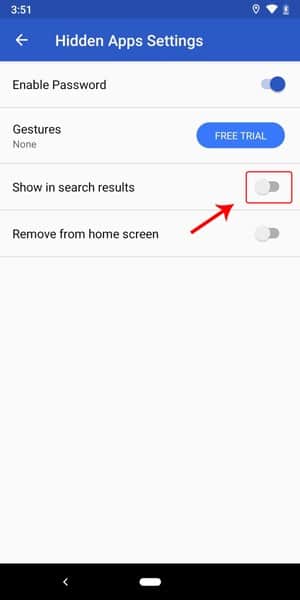 صورة لـ كيفية إخفاء التطبيقات على نظام Android بفاعليَّة: طرق سرية | block_app_from_search_results-DzTechs