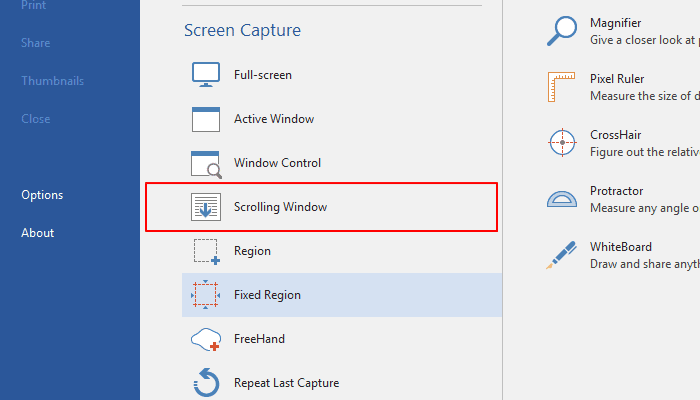 صورة لـ كيفية التقاط لقطة للشاشة أثناء التمرير في Windows | capture-scrolling-screenshots-picpick-DzTechs