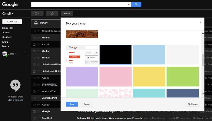 صورة لـ كيفية تمكين الوضع المظلم للتطبيقات الأكثر استخداما في Windows | dark-gmail-theme-DzTechs