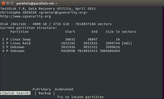 صورة لـ أفضل أدوات استعادة البيانات لنظام التشغيل Linux | data-recovery-tools-for-linux-testdisk-DzTechs
