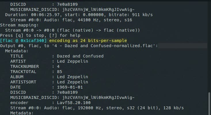 صورة لـ ضبط ملفات الموسيقى وتطبيعها باستخدام FFMPEG | ffmpeg-loudness-normalize-DzTechs
